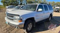 2002 Chevrolet Suburban 1500 LS 4x4 Sport Utility, 330,310 showing, VIN# 3GNFK16Z52G313681, H174, Owner: 6428674 Manitoba Ltd Richmond Surveys, Seller: Fraser Auction _____________ ***TOD, keys - office trailer***