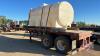 2009 Load King pup flat deck trailer with 3200 gal water tank, VIN# 2LDPF28249G049876, H77, Owner: 6794832 Manitoba Ltd, Seller: Fraser Auction_____________ ***TOD - office trailer*** - 8