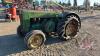 JD Model D Tractor, s/n 69289, PARTS- NOT RUNNING, H77