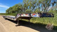 1975 50ft Arnes Step deck Trailer (45ft with 5ft beavertails) with Beavertails, VIN# 8509364, H194, Owner: Tyler J Slawinski, Seller: Fraser Auction_______________, ***TOD - office Trailer***