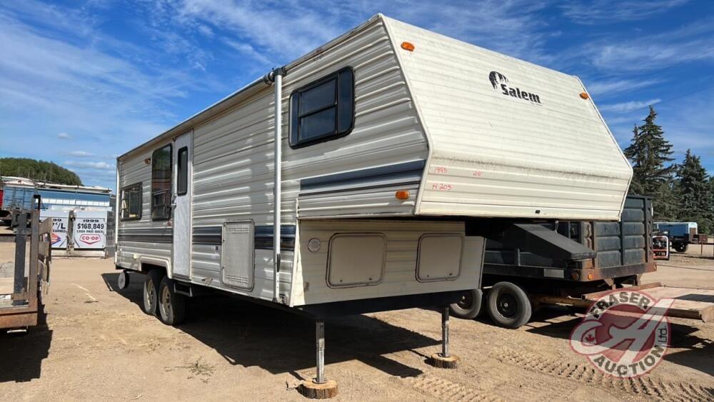 1993 28ft Cobra 5th Wheel Camper, VIN# 1SA1126W8P1005468, H205, Owner ...