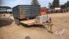 12ft Homemade Dump/platform utility Trailer, self contained hyd system w/ remote, 8ft dump and 4ft platform, VIN# Homemade, H204, Owner: Gontree Tree Service Ltd, Seller: Fraser Auction______________________ ***TOD - office trailer*** - 2