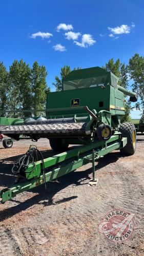 1980 JD 7721 PT Combine, single speed cylinder, 23.1-26 rubber, air foil sieves, 1000PTO, ext hitch, Monitor, s/n414555, H196