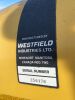 *13"x74' Westfield PTO swing hopper auger - 13