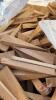 Scrap cut off lumber for fire wood - large tote bag, H117