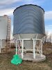 *1500-bushel Westeel bin on hopper cone with legs BINS MUST BE REMOVED BY JULY 15th, 2021