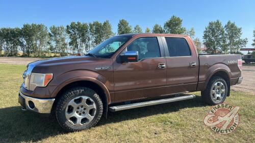 2011 Ford F-150 Lariat 4x4 Super Crew 4-door truck, 235,554kms showing, VIN#1FTFW1EF9BFC61154, J32 Owner: Lori L Campbell, Owner: Scott B Campbell, Seller: Fraser Auction___________________ ***TOD, Safety, keys - office trailer***