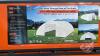 30ft x 60ft Peak Ceiling Storage Shelter with Heavy Duty 11 oz PE Cover & Drive Through Doors