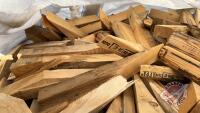 Scrap cut off lumber for fire wood - large tote bag, J41