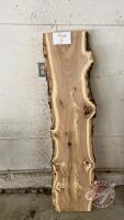 Ash Live Edge Slab - 59inLx14inWx 2in thick, (#5)J38