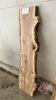 Ash Live Edge Slab - 59inLx14inWx 2in thick, (#5)J38 - 2