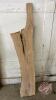 Oak Live Edge Slab - 68inL x 15inW x 1in thick, J38 (#2) - 4