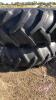 18.4-34 Tractor tires on rims with fluid, J45 - 3