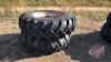 18.4-34 Tractor tires on rims with fluid, J45 - 4