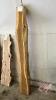 Oak Live Edge Slab - 85inLx12inWx 3.5in thick, (#7)J38 - 2