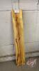 Poplar Live Edge Slab - 61inLx10inWx 1.25in thick, (#13) J38