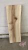 Maple Live Edge Wood - 53in L x 18 in x 2in thick, J38 (#12) - 3