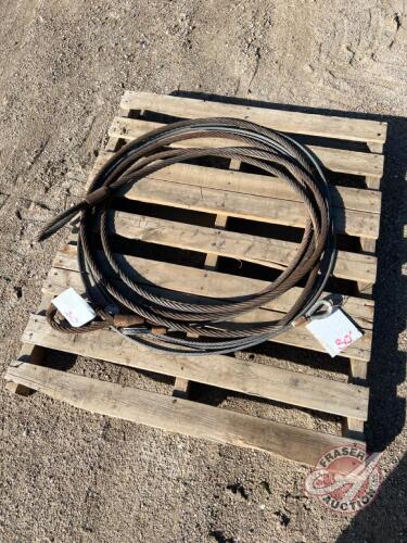 30ft Tow cable, looped ends J53