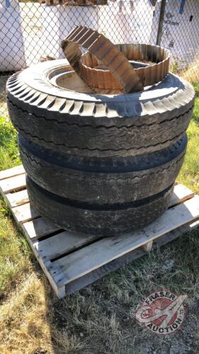 10.00-20 Tires on Rims, J70