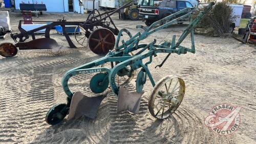 John Deere 2 bottom plow, J84