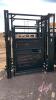 Hi Hog Crowding Tub with (3) 10ft S-alleys (adjustable width), (2) rolling gates and sorting gate/palp cage combo and tub sort box gates (sell as a package) - 2