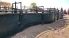 Hi Hog Crowding Tub with (3) 10ft S-alleys (adjustable width), (2) rolling gates and sorting gate/palp cage combo and tub sort box gates (sell as a package) - 4