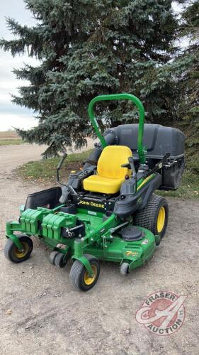 JD Z950R Zero Turn Mower with 60in deck, leaf bagger, J33 ***keys and belt- office trailer***