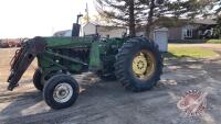 JD 1830 Tractor with JD Loader, 4457 hrs showing, s/n199584, J109 ***keys - office trailer***