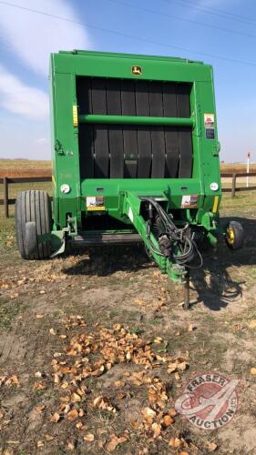 JD 569 Mega Wide Plus RD baler, s/n400398, J115 ***monitor - office shed ***, PTO cabled on unit