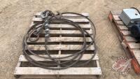 Approx 40ft steel tow cable, J36