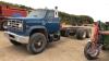 1979 GMC 7000 cab and chassis, V-8 427 Gas, 92,100showing, VIN# T17DE9V582956, J118 Owner: Nathan D Loewen, Seller: Fraser Auction_________________ ***TOD, keys - office trailer*** - 13