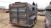 1992 16ft Norbert Goose Neck Livestock Trailer, VIN# 2N967S52SNG017599, J119, Owner: Everett A Olson, Seller: Fraser Auction_________________ ***TOD - office trailer*** - 3