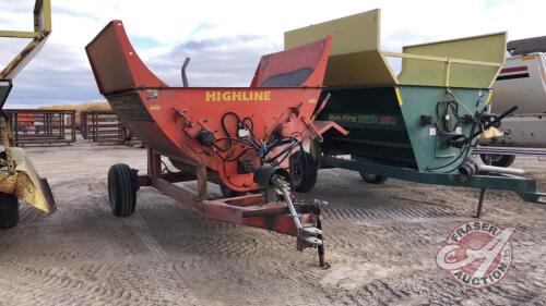 1997 Highline Bale Pro 6600 Bale Shredder, 1000 PTO, s/n 98P22717, J120 ***manual - office trailer***