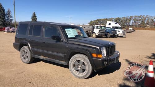 2006 Jeep Commander Sport Utility, , 252,419 showing, VIN# 1J8HG48N66C119564, J59 Owner: Lonnie D Studer, Seller: Fraser Auction__________________ ***TOD, keys - office trailer***