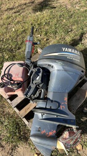 Yamaha 40HP Outboard Motor with tank, J131 ***keys - office trailer***