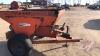 Speed Spread s/a fertilizer spin spreader, single spin, 540 PTO, J81 - 3