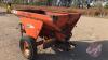 Speed Spread s/a fertilizer spin spreader, single spin, 540 PTO, J81 - 5