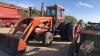 1980 Allis-Chalmers 124HP, 2WD tractor with Leon 707 loader, bucket, 7379 hrs showing, s/n 3461 J132 (reverse linkage sometime sticks) ***keys - office trailer*** - 11