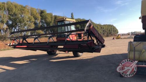 1983 24ft Versatile 4400 SP Swather, DSL engine, s/n 199774, J96 ***keys - office trailer***