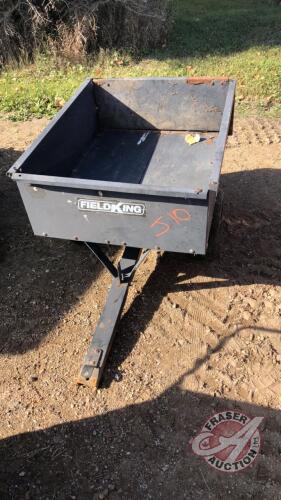 Field King 2-wheel garden trailer, J46