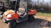 Kubota RTV 900 utility vehicle, NOT RUNNING-PART (dsl motor in back of box), 2099hrs showing, J135 ***keys - office trailer*** - 8