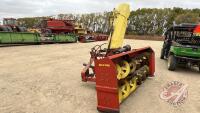 9ft Farm King 3pt snow blower, dbl auger, hyd chute, 1000 PTO, s/n 9060190, J59