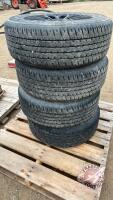 Firestone 225/65R17 tires - off 2012 GMC Terrain, J147