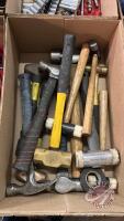 Hammer lot - brass, steel rubber, J36 (7)