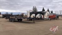 1994 Real Industries 24ft t/a flat deck trailer, VIN# 2R9G8LC20R1020428, J59, Owner: Lonnie D Studer, Seller: Fraser Auction_____________ *** tod - office trailer***