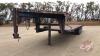 28ft Shop Built triple axle gooseneck flat deck trailer, VIN# Homemade, J164 Owner: Harold J Tolton, Seller: Fraser Auction_________________, ***TOD - office trailer*** - 5