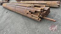 2x2 tube (assorted lengths up to 24ft) approx 90 sticks