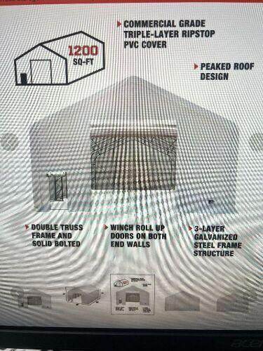 Shelter 30 x 40 Dual Truss (Box A + B) NEW