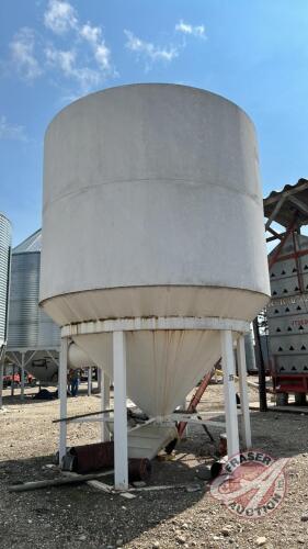 Bin 25, Approx 1500 Bushel Friesen hopper bottom bin