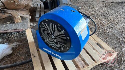 Fan 10, Grain Guard 5hp Aeration Fan, s/n210915086